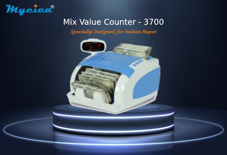 Mycica 3700 Loose Note Counting Machine with Fake Note Detection